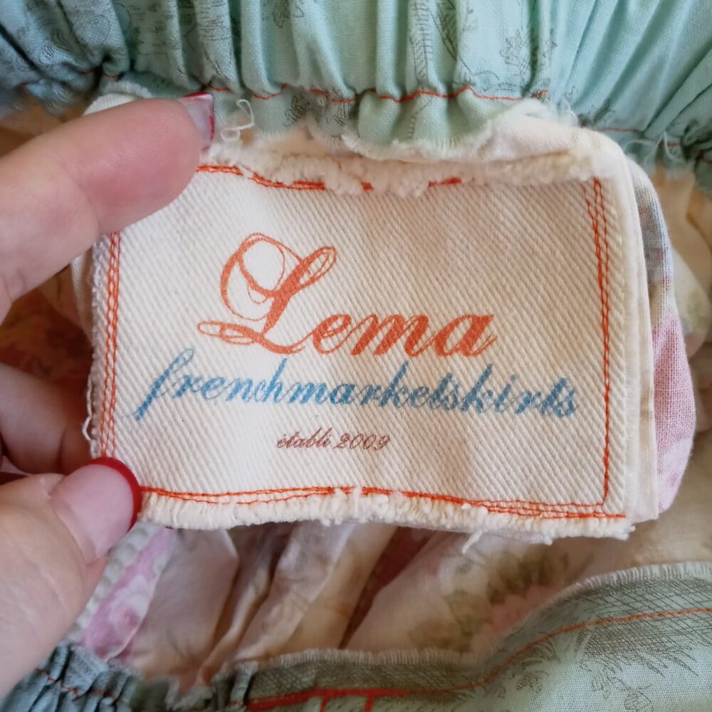 Lema French Market Skirt Vintage Style EUC - Picture 10 of 12